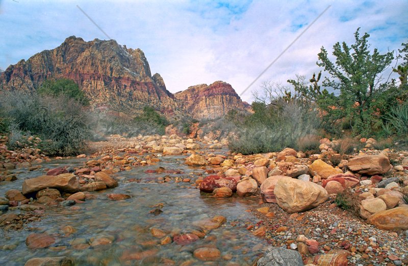 First Creek at Red Rock - Click Image to Close